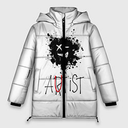 Куртка зимняя женская Артист, цвет: 3D-черный
