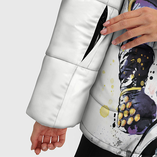 Женская зимняя куртка JOJO / 3D-Светло-серый – фото 5