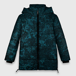 Куртка зимняя женская ТЕКСТУРА МЕТАЛЛА, цвет: 3D-черный