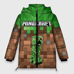 Женская зимняя куртка MineCraft Крипер
