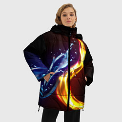 Куртка зимняя женская ОГОНЬ И ВОДА, цвет: 3D-красный — фото 2