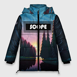 Куртка зимняя женская SCOPE, цвет: 3D-черный