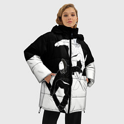 Куртка зимняя женская Сноубордисты, цвет: 3D-черный — фото 2