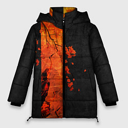 Куртка зимняя женская ЦАПЛЯ, цвет: 3D-светло-серый
