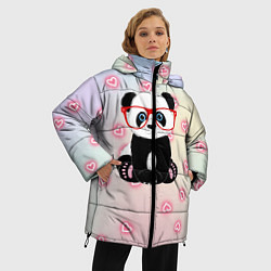 Куртка зимняя женская Милая пандочка, цвет: 3D-красный — фото 2