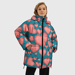 Куртка зимняя женская Любовь, цвет: 3D-светло-серый — фото 2