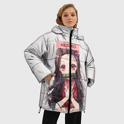 Куртка зимняя женская Nezuko, цвет: 3D-красный — фото 2
