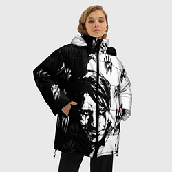 Куртка зимняя женская DEATH STRANDING, цвет: 3D-черный — фото 2