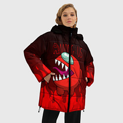 Куртка зимняя женская Among Us Z, цвет: 3D-черный — фото 2
