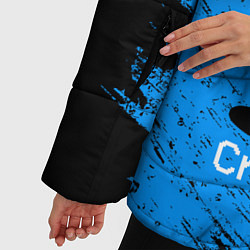 Куртка зимняя женская AMONG US - Синий в Короне, цвет: 3D-черный — фото 2