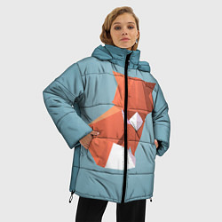 Куртка зимняя женская Лиса, цвет: 3D-красный — фото 2