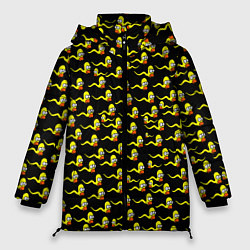 Куртка зимняя женская Гомер, цвет: 3D-черный