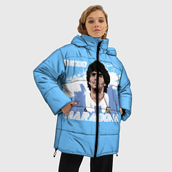 Куртка зимняя женская Диего Марадона, цвет: 3D-черный — фото 2