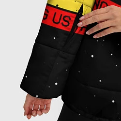 Куртка зимняя женская AMONG US Амонг Ас, цвет: 3D-черный — фото 2