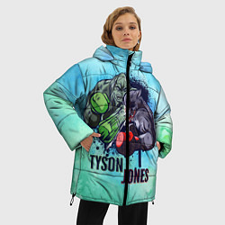 Куртка зимняя женская Тайсон против Джонса, цвет: 3D-черный — фото 2