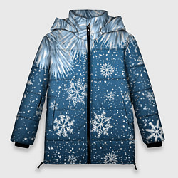 Куртка зимняя женская Снежное Настроенние, цвет: 3D-черный