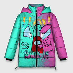 Куртка зимняя женская AMONG US, цвет: 3D-черный