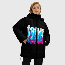 Куртка зимняя женская Focus, цвет: 3D-черный — фото 2