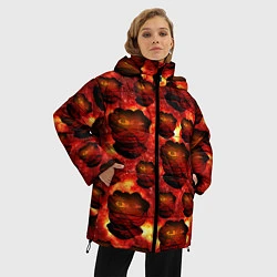 Куртка зимняя женская Lava Monster Лавовый Монстр, цвет: 3D-черный — фото 2