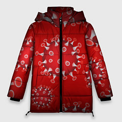 Куртка зимняя женская Вирусяка, цвет: 3D-черный
