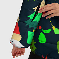 Куртка зимняя женская Merry Christmas, цвет: 3D-красный — фото 2