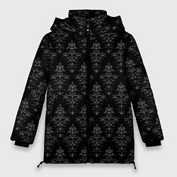Куртка зимняя женская Готический рисунок, цвет: 3D-черный