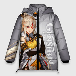 Куртка зимняя женская GENSHIN IMPACT, НИН ГУАН, цвет: 3D-черный
