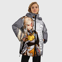 Куртка зимняя женская GENSHIN IMPACT, НИН ГУАН, цвет: 3D-черный — фото 2