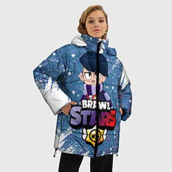 Куртка зимняя женская Brawl Stars Edgar, цвет: 3D-красный — фото 2