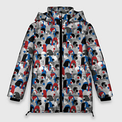 Куртка зимняя женская Коронавирус, цвет: 3D-светло-серый