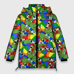 Куртка зимняя женская ПЕПЕ КЛОУН, цвет: 3D-черный