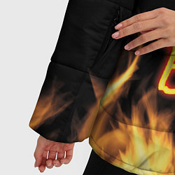 Куртка зимняя женская Огненное ЪУЪ, цвет: 3D-красный — фото 2