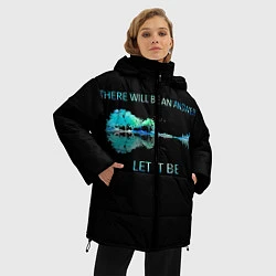 Куртка зимняя женская The Beatles, цвет: 3D-черный — фото 2