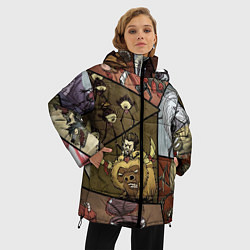 Куртка зимняя женская Dont Starve, цвет: 3D-черный — фото 2