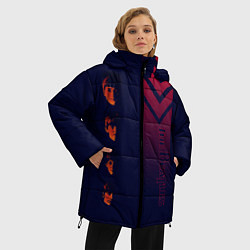Куртка зимняя женская The Beatles, цвет: 3D-красный — фото 2
