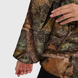 Куртка зимняя женская Охотничий камуфляж, цвет: 3D-черный — фото 2