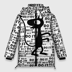 Куртка зимняя женская Люси, цвет: 3D-черный
