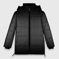 Куртка зимняя женская Абстракция точки, цвет: 3D-светло-серый