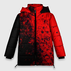 Куртка зимняя женская Пятна Крови, цвет: 3D-светло-серый