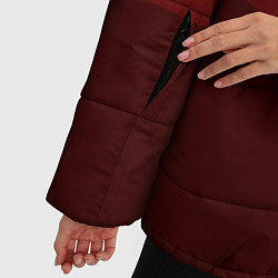 Куртка зимняя женская Красный Градиент, цвет: 3D-красный — фото 2