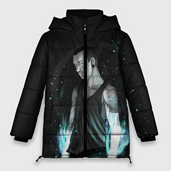 Куртка зимняя женская Честер Линкин Парк, цвет: 3D-черный