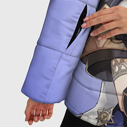 Куртка зимняя женская GENSHIN IMPACT, АЛЬБЕДО, цвет: 3D-черный — фото 2