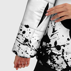 Куртка зимняя женская Черный клевер,, цвет: 3D-черный — фото 2