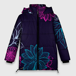 Женская зимняя куртка Красочные Цветы