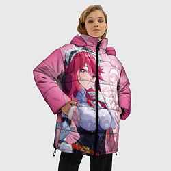 Куртка зимняя женская GENSHIN IMPACT, РОЗАРИЯ, цвет: 3D-черный — фото 2