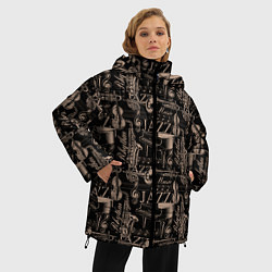 Куртка зимняя женская Jazz, цвет: 3D-черный — фото 2