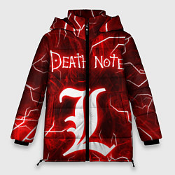 Куртка зимняя женская ТЕТРАДЬ СМЕРТИ, цвет: 3D-красный