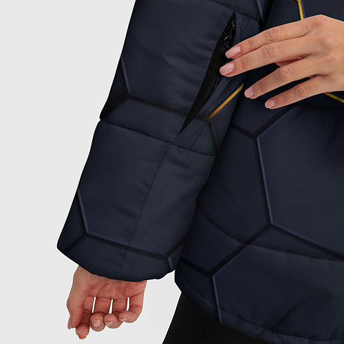 Женская зимняя куртка Renault / 3D-Светло-серый – фото 5
