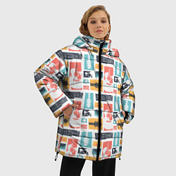 Куртка зимняя женская Рок, цвет: 3D-черный — фото 2