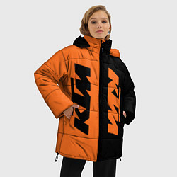 Куртка зимняя женская KTM КТМ Z, цвет: 3D-красный — фото 2
